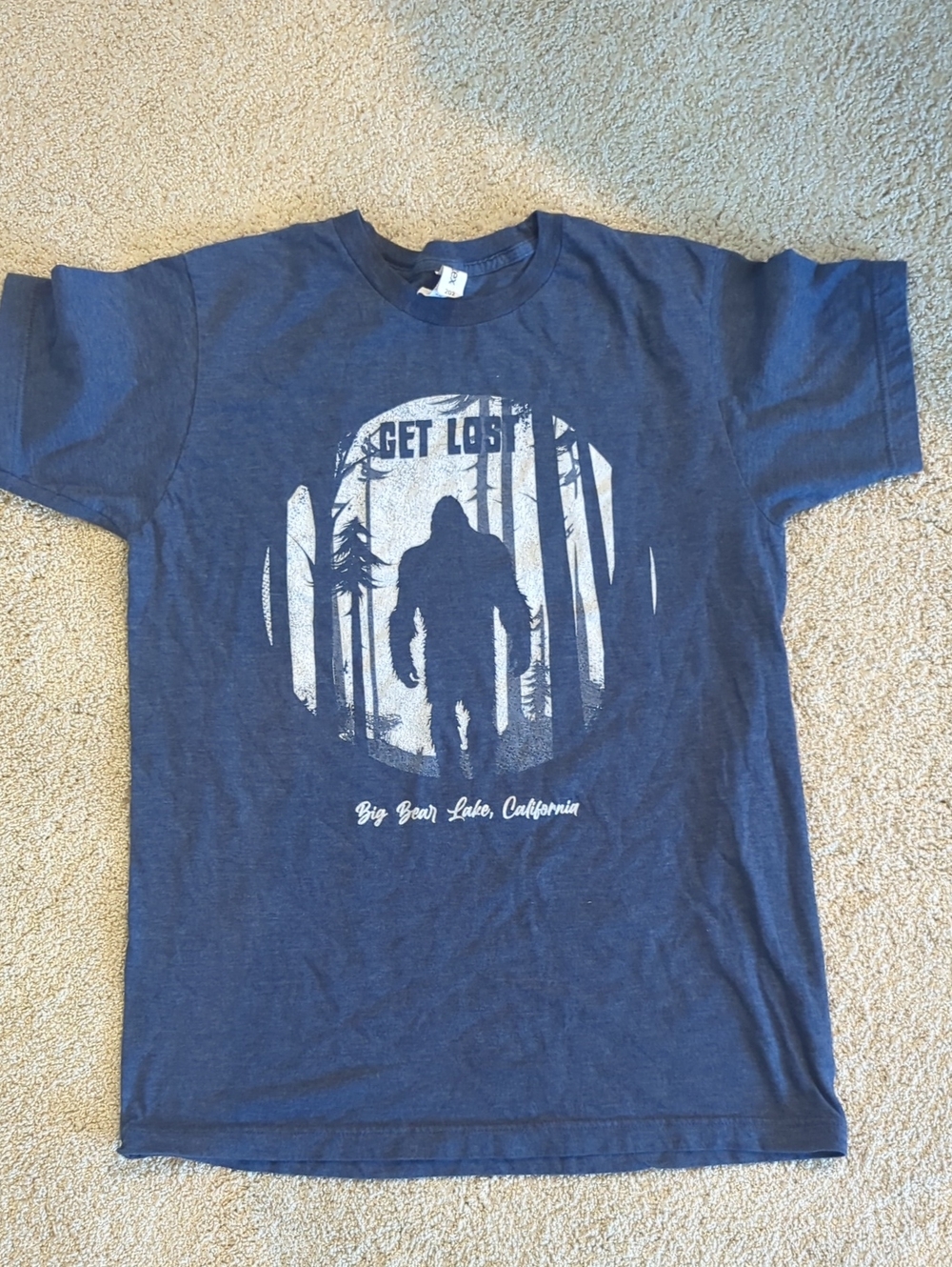 Get Lost Big Bear Lake California‎ Graphic T-Shirt - Navy